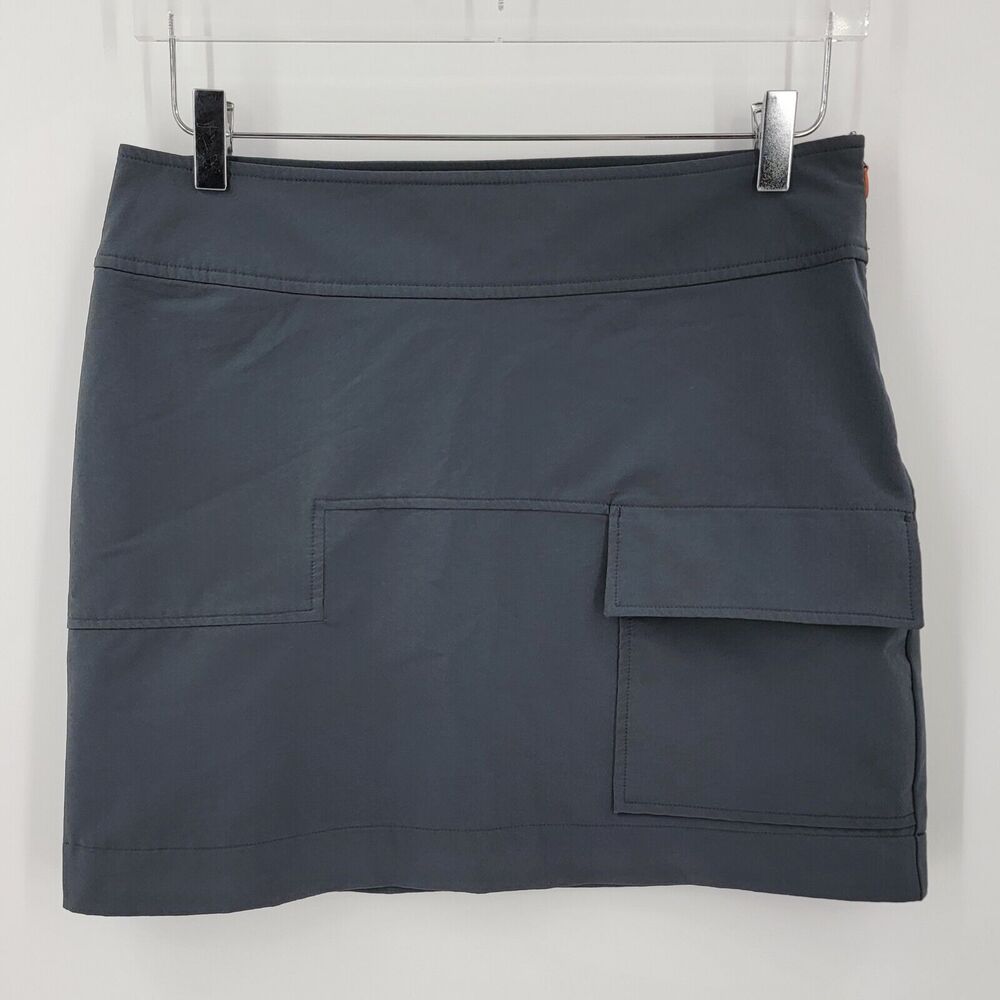 Title Nine Skirt Womens 4 Side Zip Pockets Gray Activewear